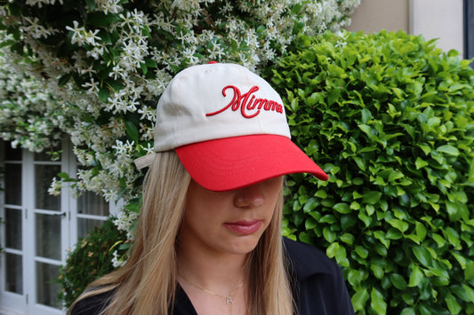 Signature Mimms Dad Cap in Red