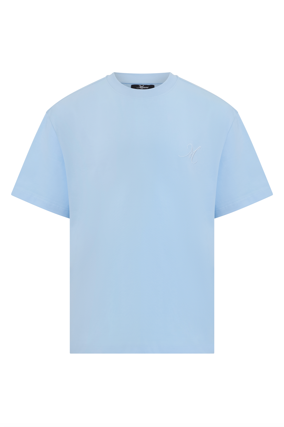 Signature M Tee in Baby Blue