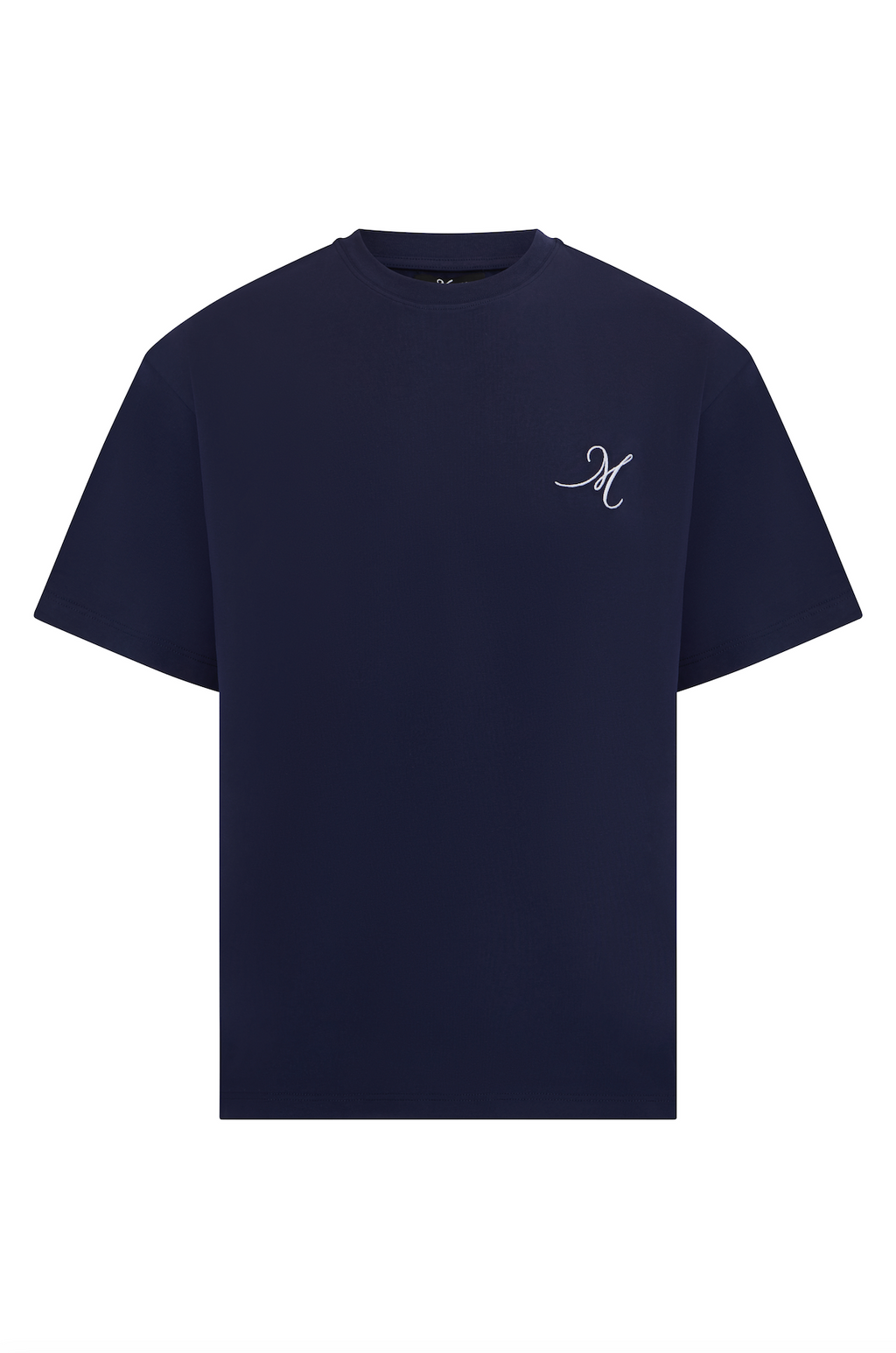 Signature M Tee in Navy