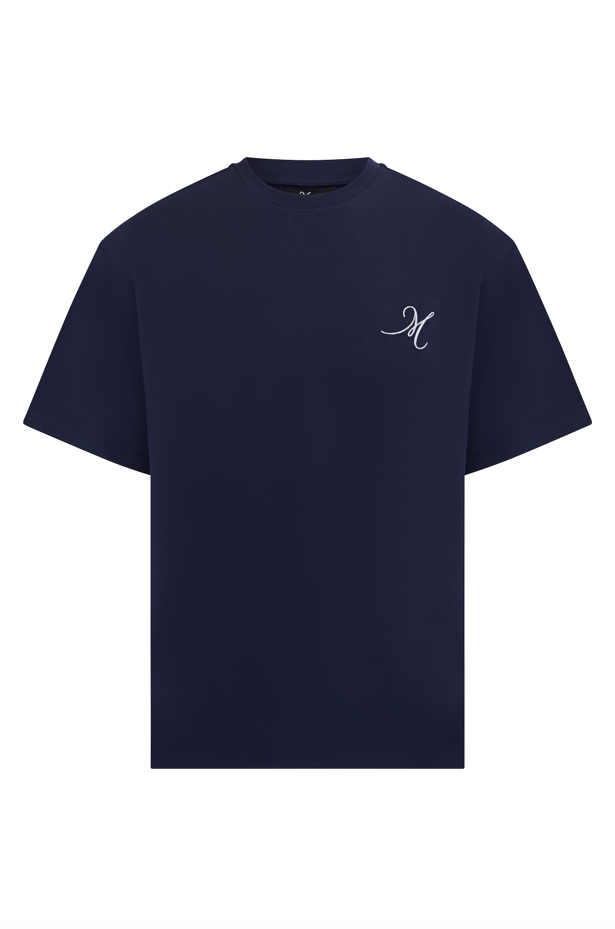 Signature M Tee in Navy