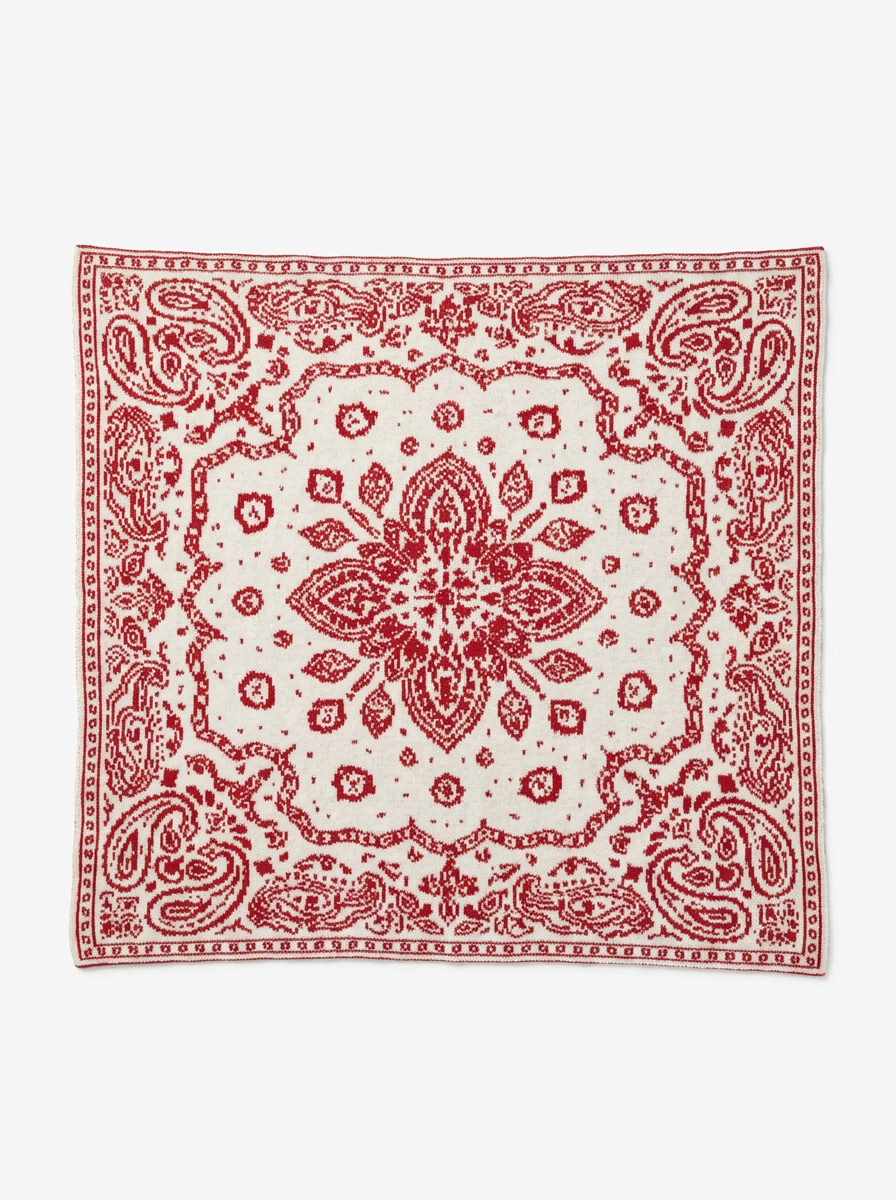 The Cashmere Bandana - Red