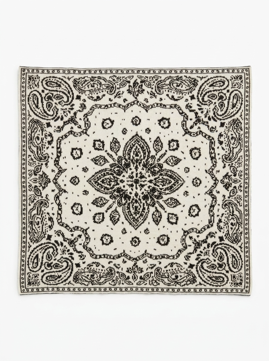 The Cashmere Bandana - Black